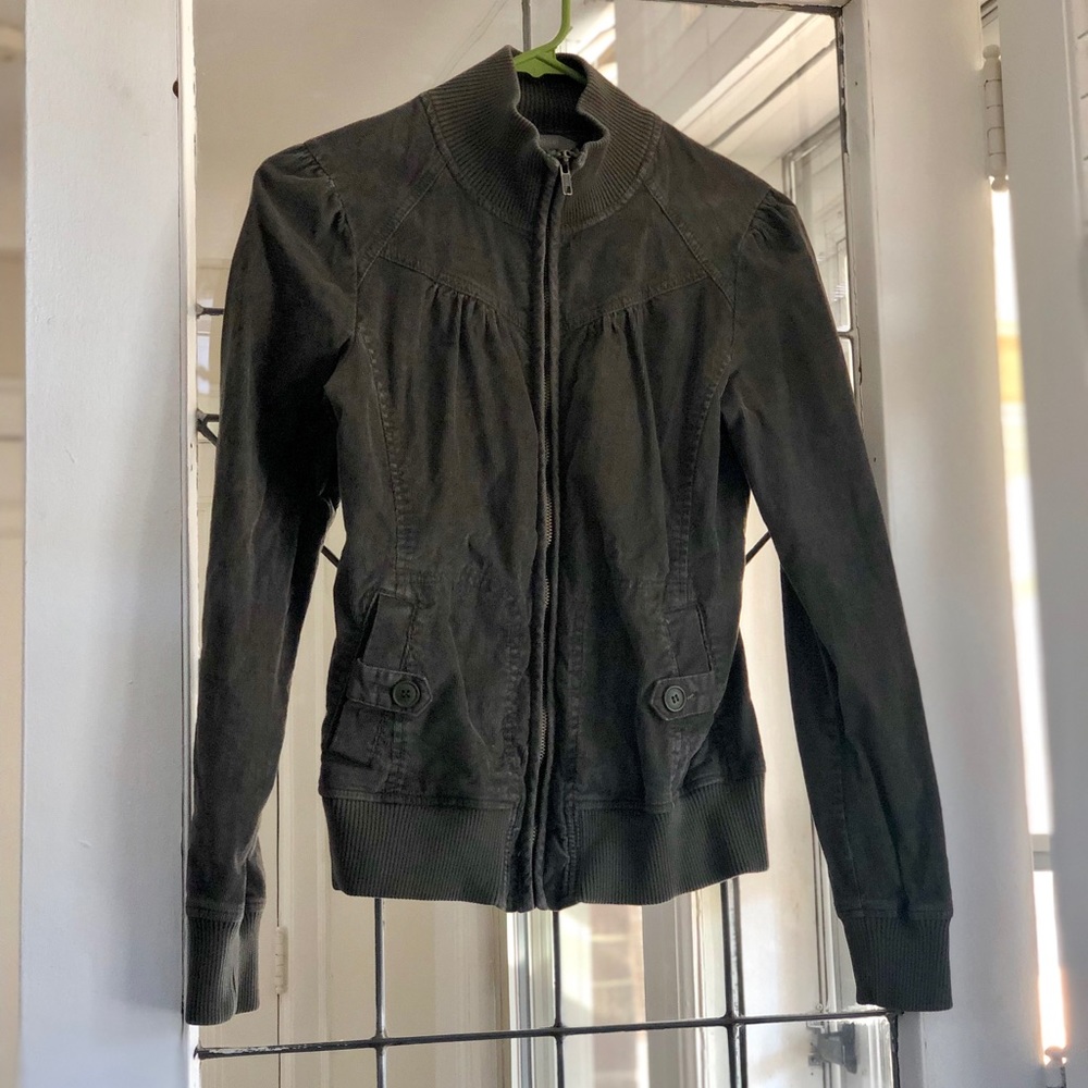 Army Green Corduroy Jacket